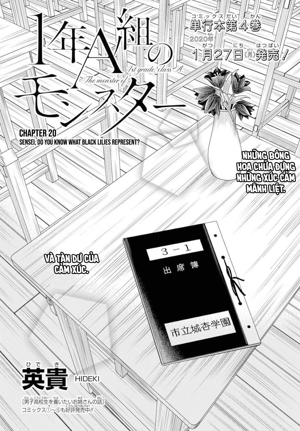 1-Nen A-Gumi No Monster Chap 20 - Next Chap 21