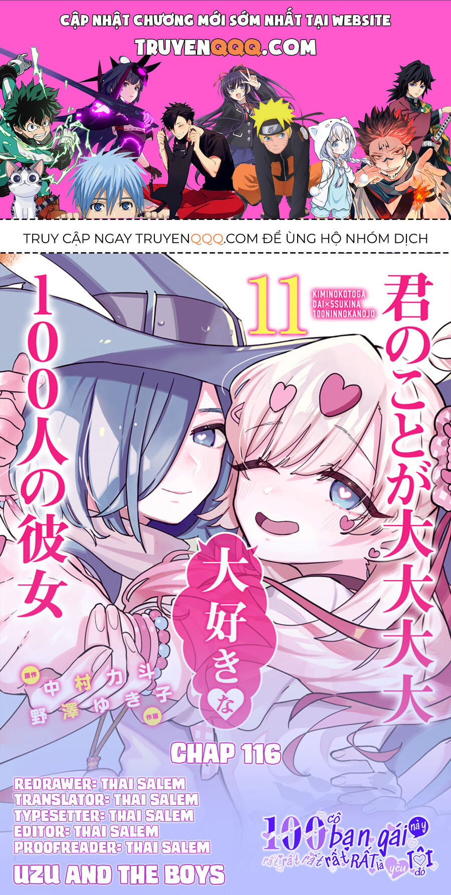 100 Cô Bạn Gái Này Rất, Rất, Rất, Rất, Rất Là Yêu Tôi Đó Chap 116 - Next Chap 117