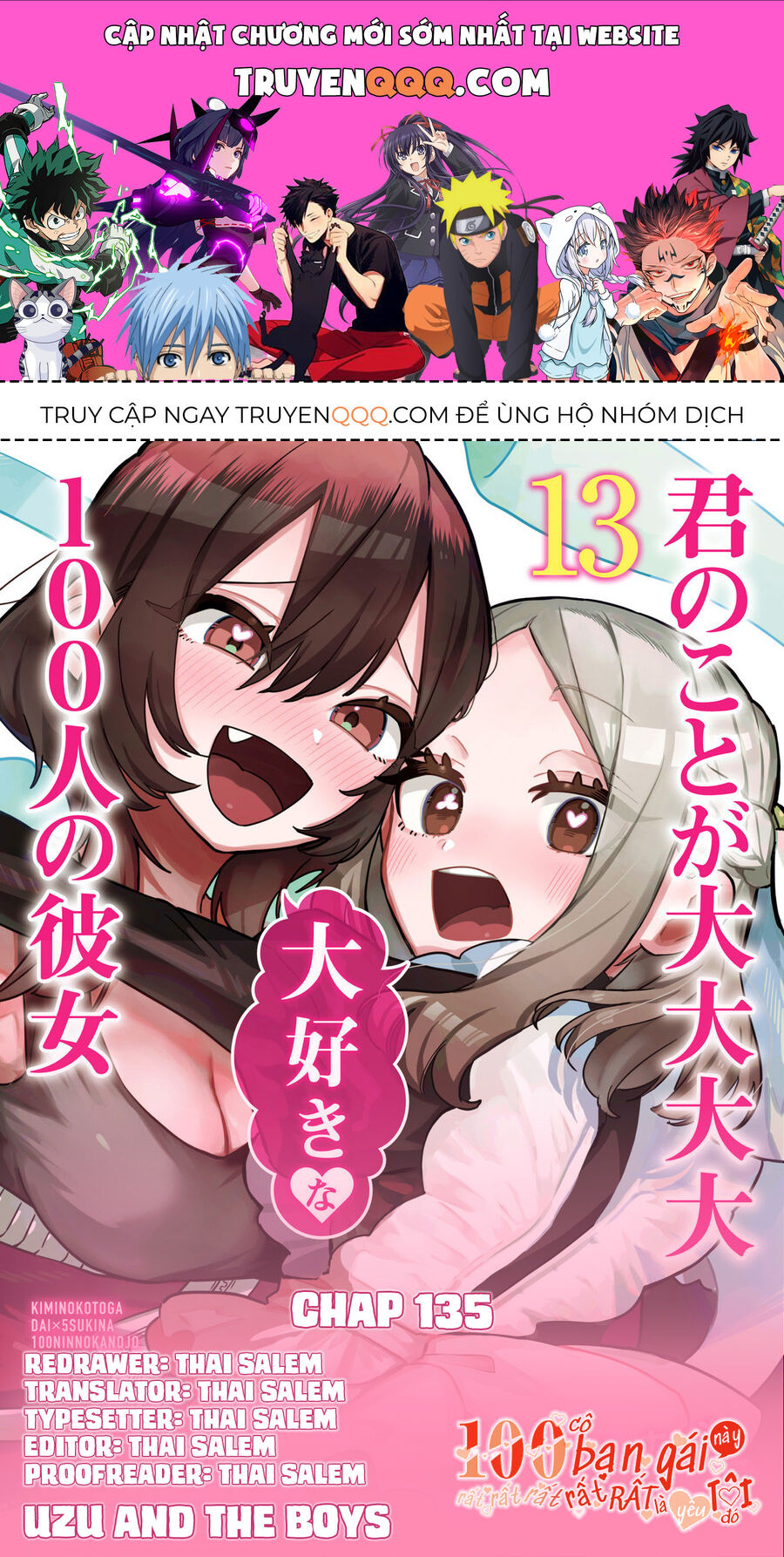 100 Cô Bạn Gái Này Rất, Rất, Rất, Rất, Rất Là Yêu Tôi Đó Chap 135 - Next Chap 136