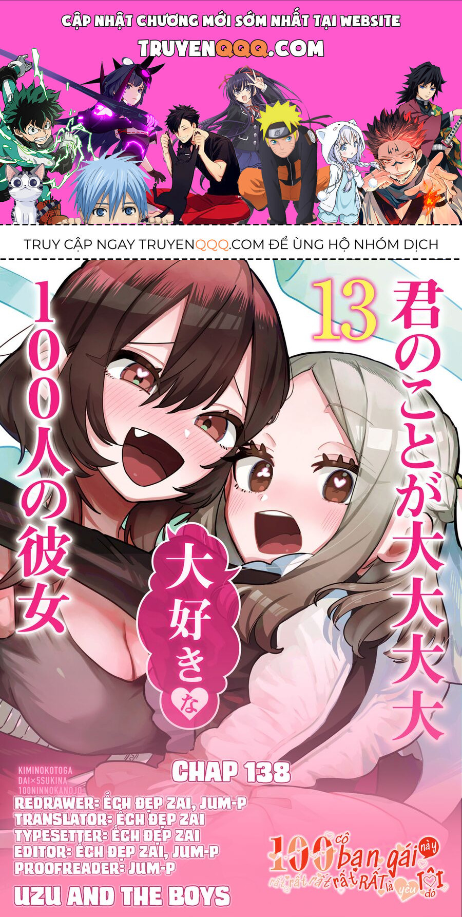 100 Cô Bạn Gái Này Rất, Rất, Rất, Rất, Rất Là Yêu Tôi Đó Chap 138 - Next Chap 139