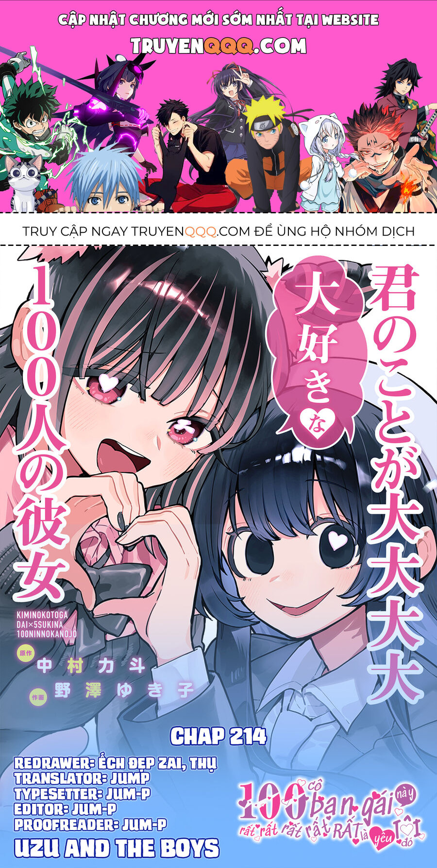 100 Cô Bạn Gái Này Rất, Rất, Rất, Rất, Rất Là Yêu Tôi Đó Chap 214 - Next Chap 215