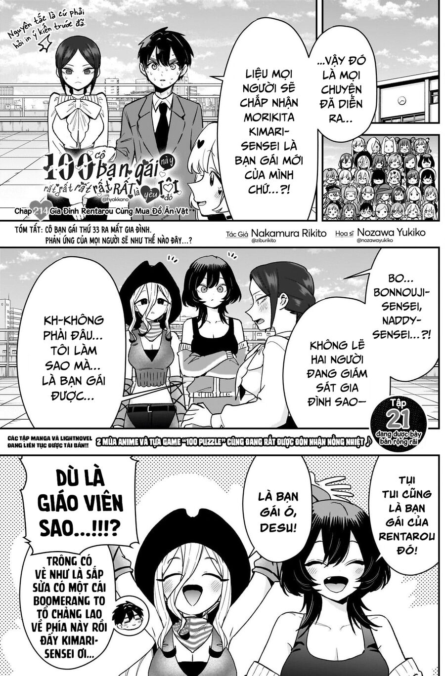 100 Cô Bạn Gái Này Rất, Rất, Rất, Rất, Rất Là Yêu Tôi Đó Chap 214 - Next Chap 215