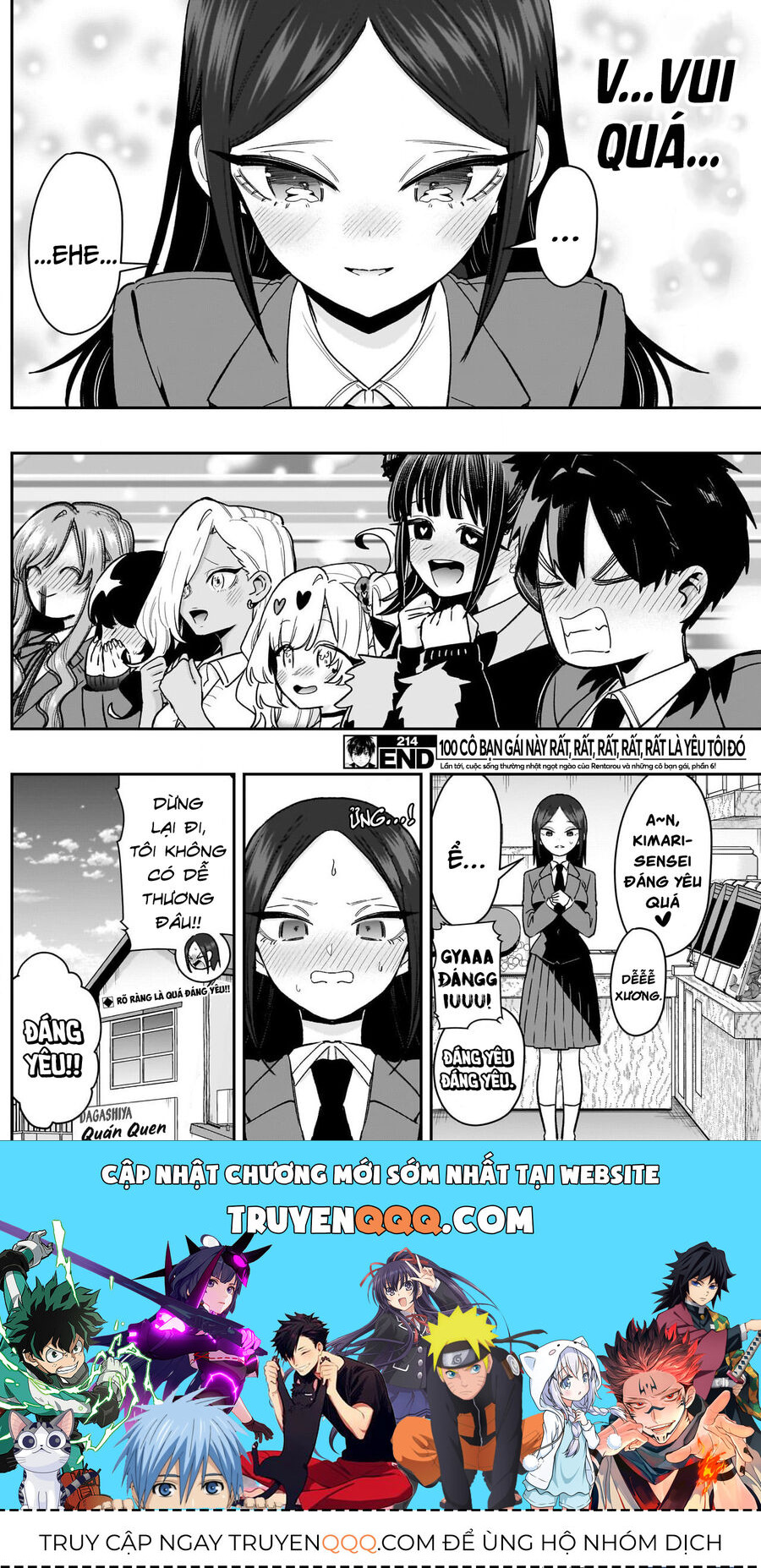 100 Cô Bạn Gái Này Rất, Rất, Rất, Rất, Rất Là Yêu Tôi Đó Chap 214 - Next Chap 215