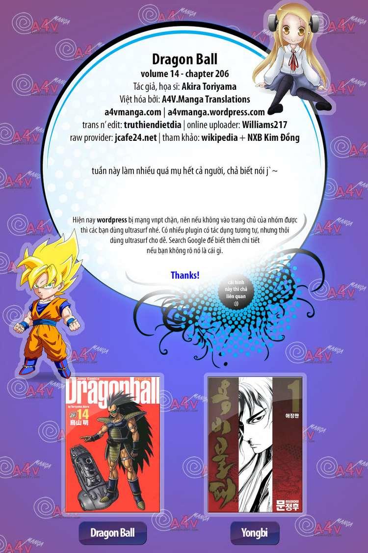 7 Viên Ngọc Rồng Chap 206 - Next Chap 207
