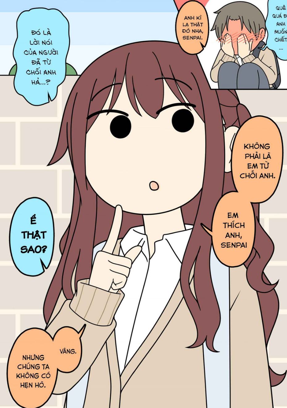A Senpai And A Kouhai Who Are Not Dating Chap 2 - Next Chap 3
