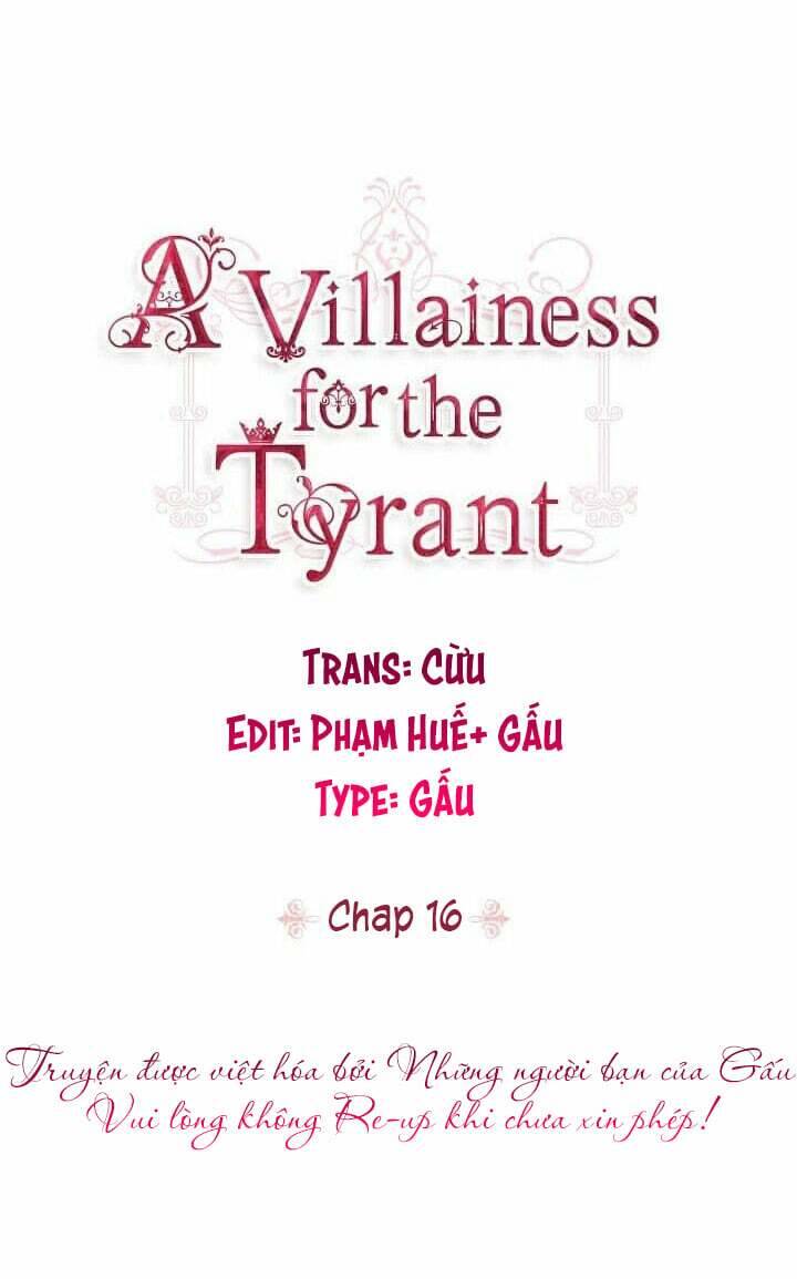 Ác Nữ Xứng Đôi Với Bạo Chúa Chap 16 - Next Chap 17