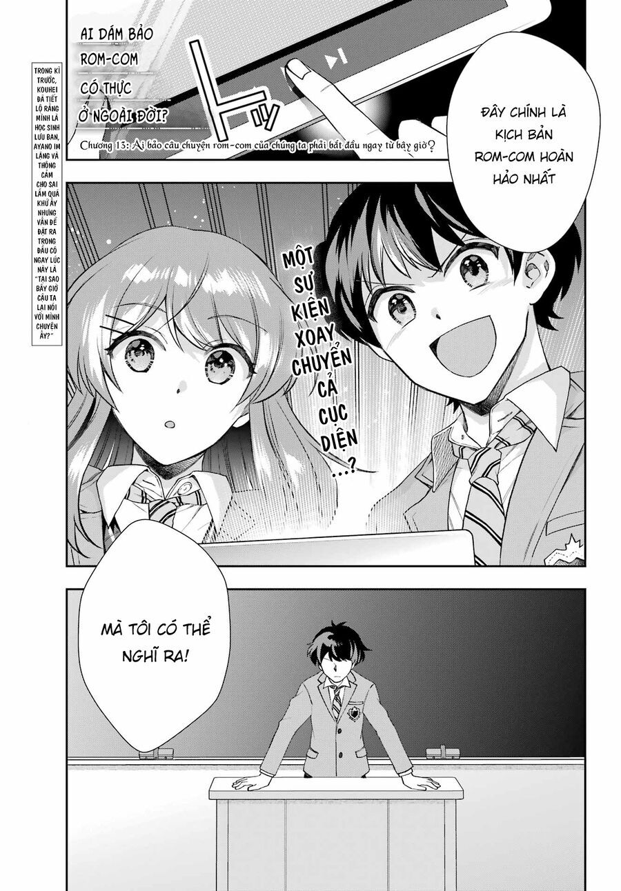 Ai Dám Bảo Tôi Không Thể Tạo Nên Một Câu Chuyện Hài Lãng Mạn Ngoài Đời Thực? Chap 13 - Next Chap 14