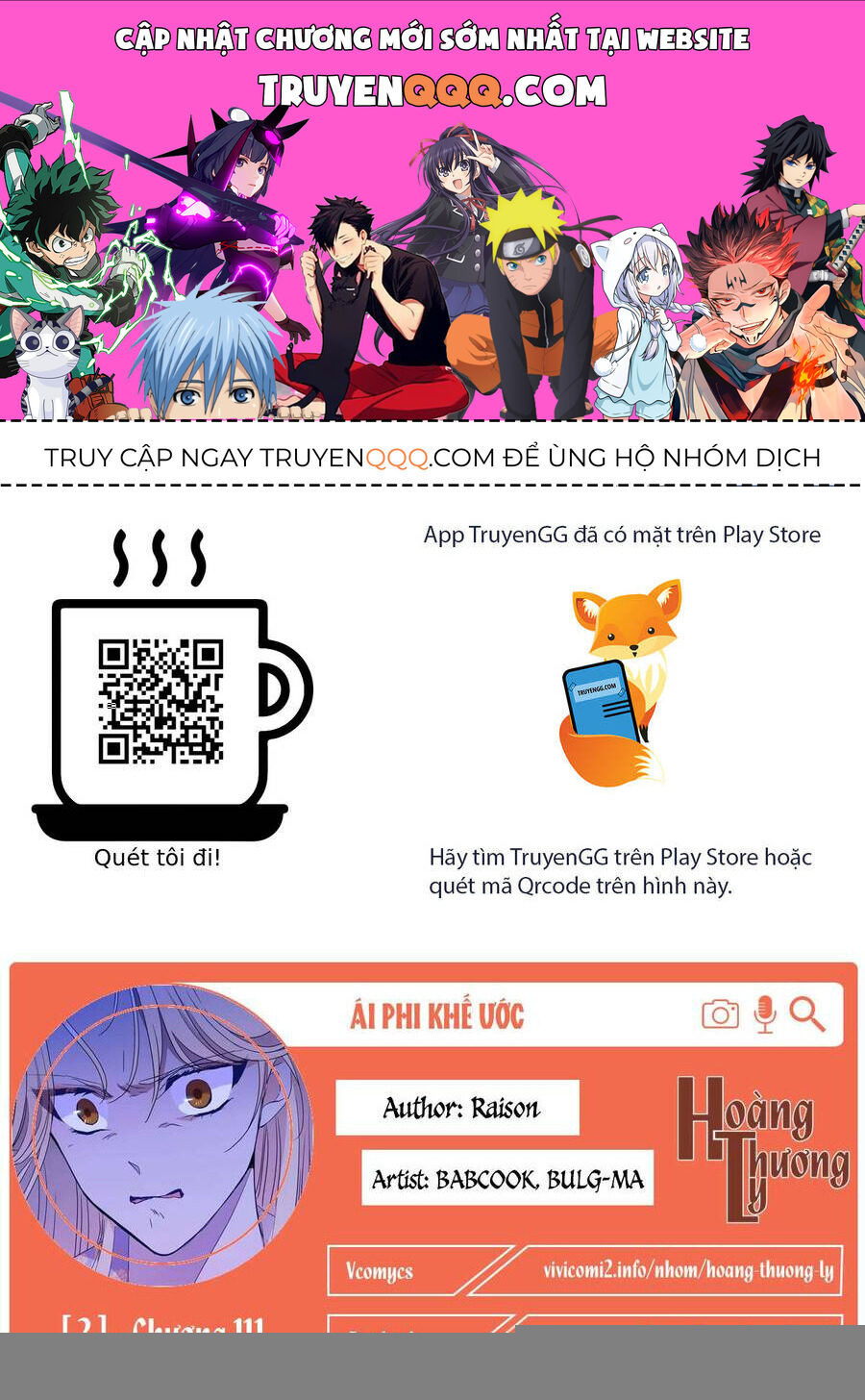 Ái Phi, Dao Của Nàng Rơi Rồi Chap 111 - Next Chap 112