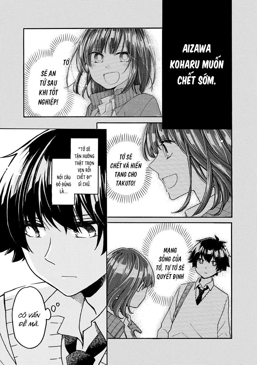 Aizawa Koharu Wa Shi Ni Isogu Chap 3 - Next Chap 4