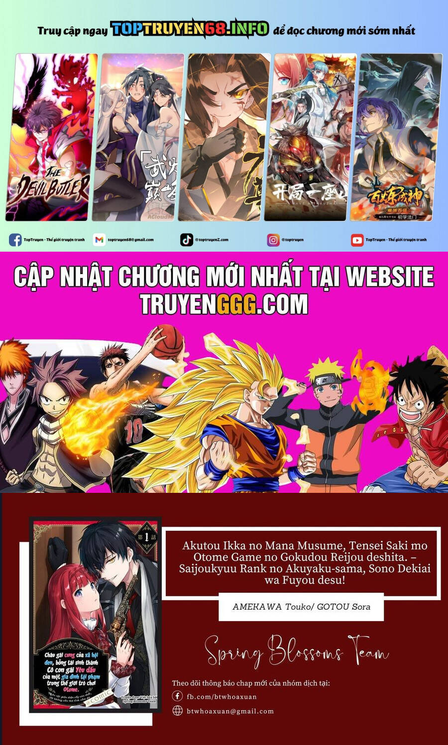 Akutou Ikka No Mana Musume, Tensei Saki Mo Otome Game No Gokudou Reijou Deshita. – Saijoukyuu Rank No Akuyaku-Sama, Sono Dekiai Wa Fuyou Desu! Chap 22 - Next Chap 23