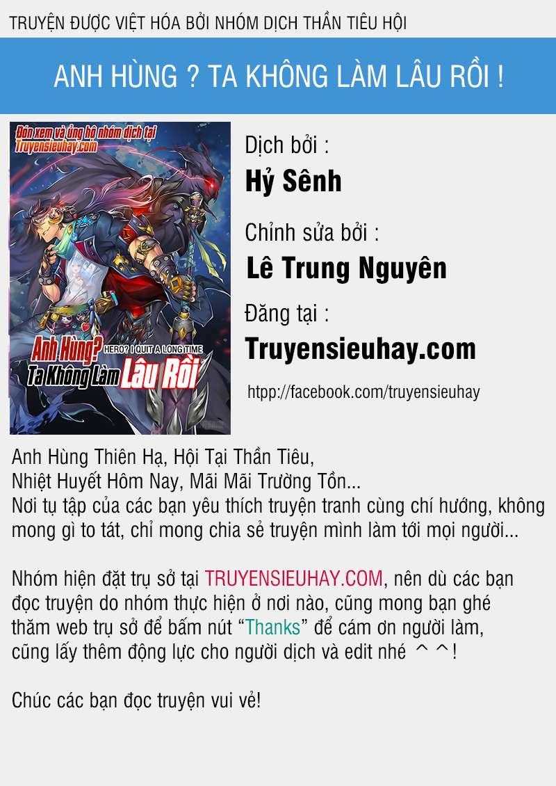 Anh Hùng ? Ta Không Làm Lâu Rồi Chap 6 - Next Chap 7