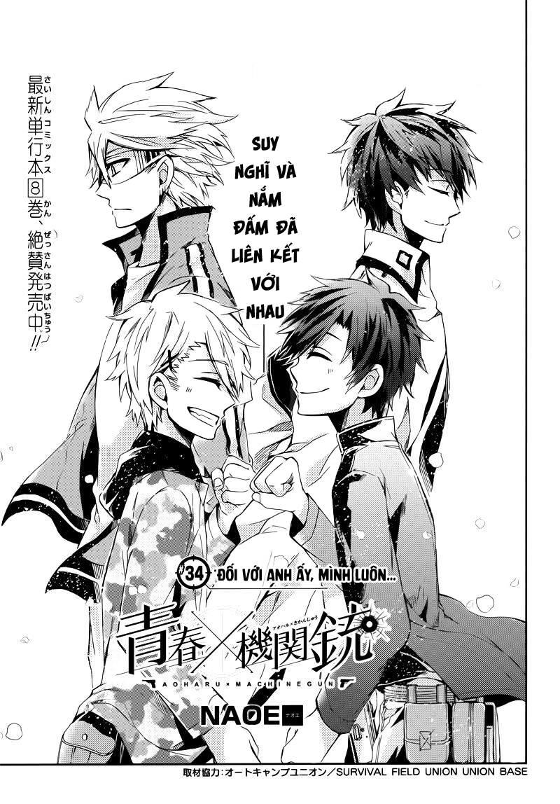 Aoharu X Kikanjuu Chap 34 - Next Chap 35
