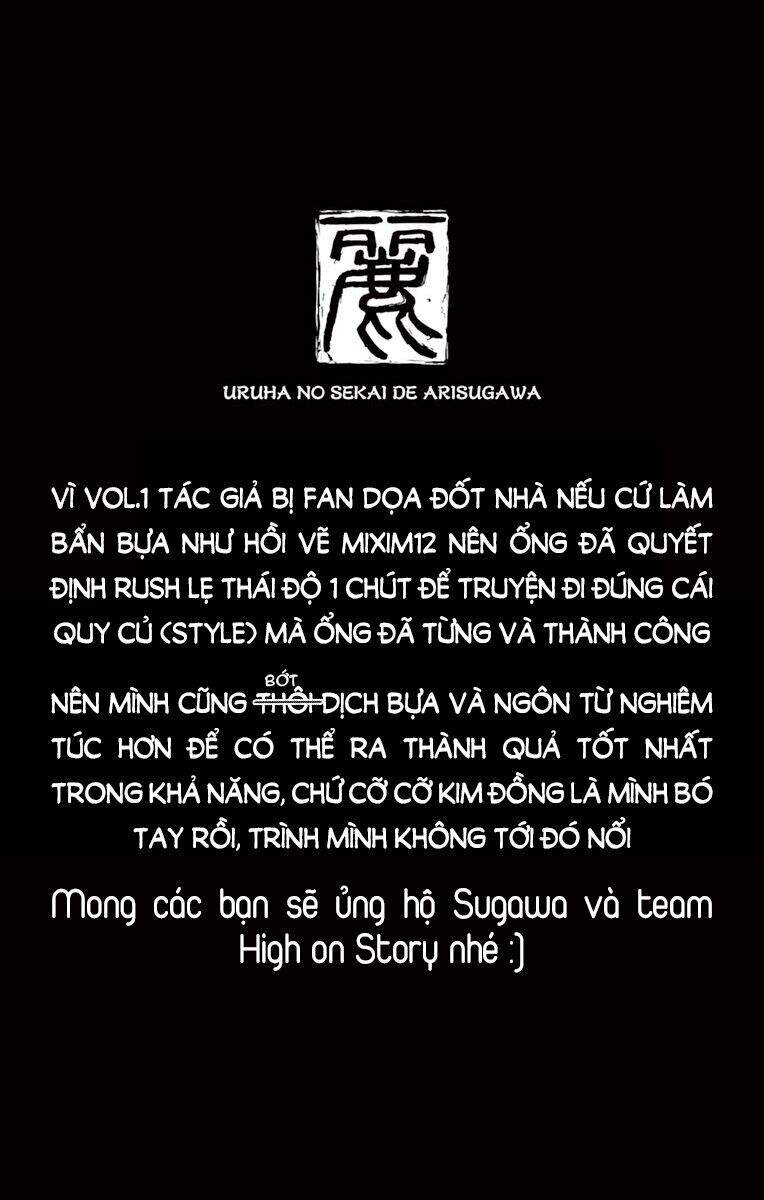 Arisugawa Ở Thế Giới 'Tươi Đẹp' - Uruha No Sekai De Arisugawa Chap 10 - Next Chap 11