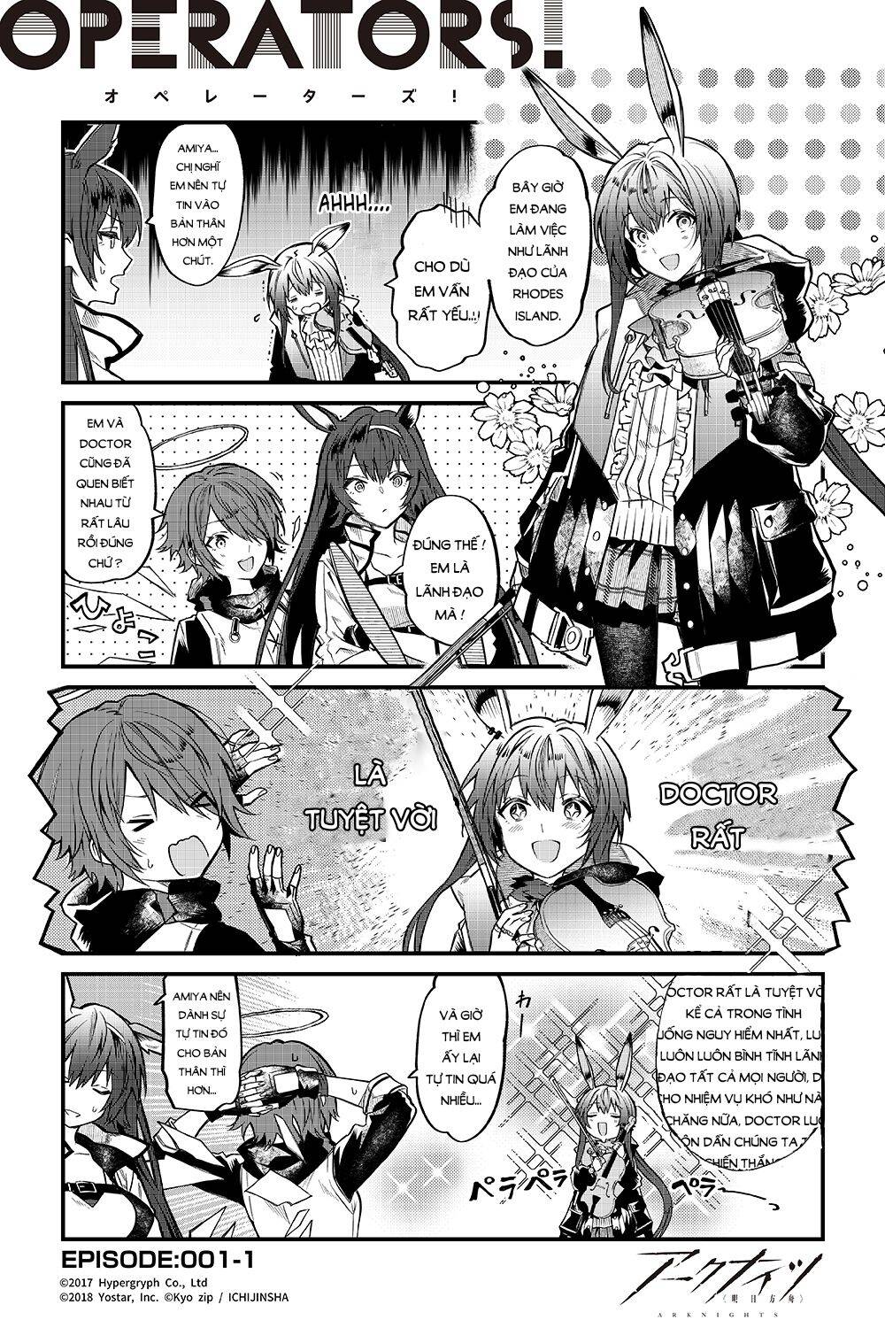 Arknight: Operators ! Chap 1 - Next Chap 2