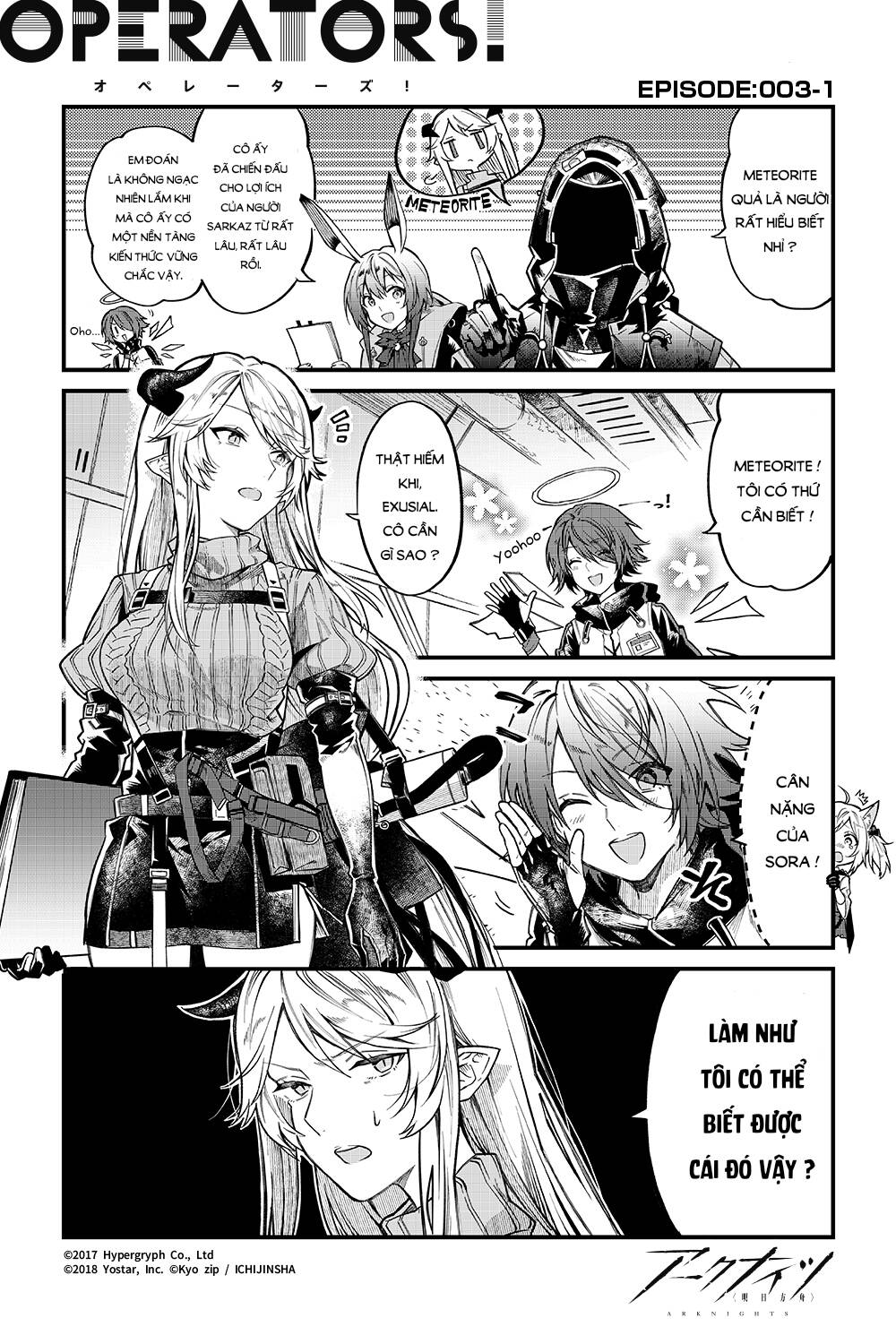 Arknight: Operators ! Chap 3 - Next Chap 4