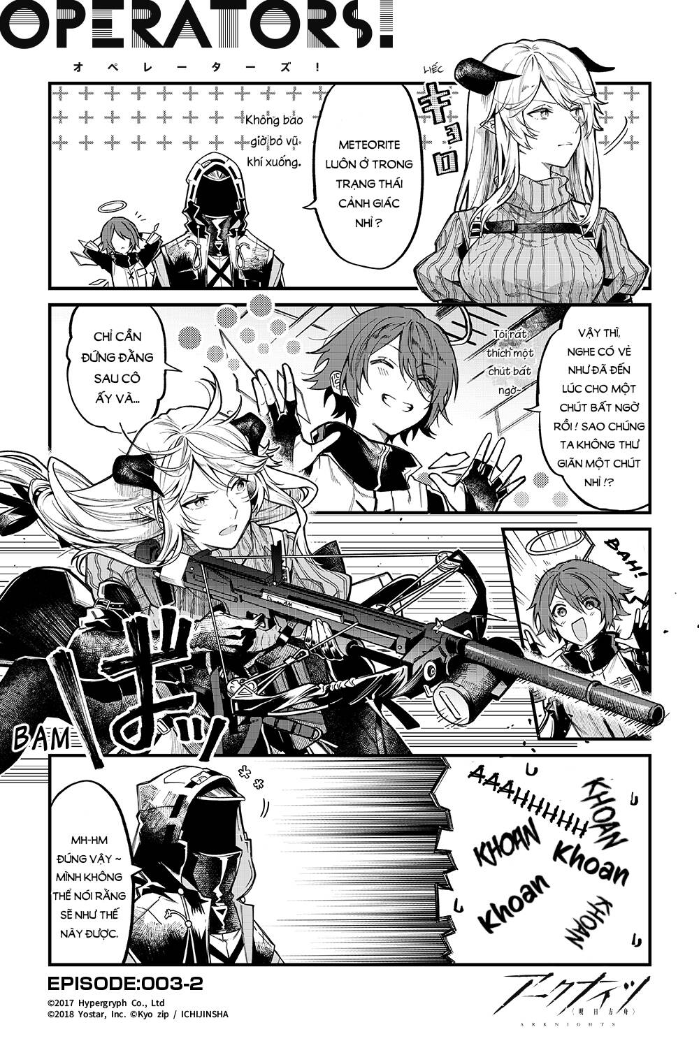 Arknight: Operators ! Chap 3 - Next Chap 4