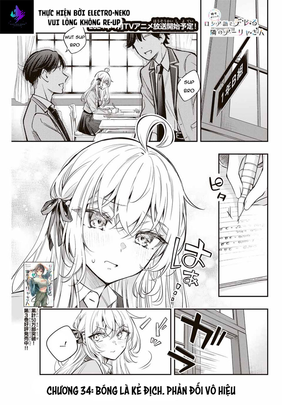 Arya Bàn Bên Thỉnh Thoảng Lại Trêu Ghẹo Tôi Bằng Tiếng Nga Chap 34 - Next Chap 35