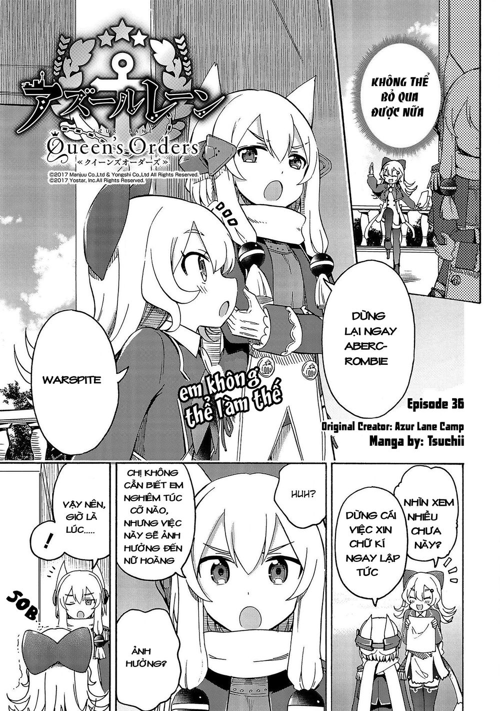 Azur Lane: Queen Order Chap 36 - Next Chap 37