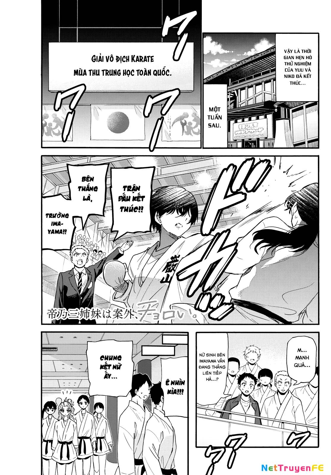Ba Chị Em Nhà Mikadono Dễ Đối Phó Thật Đấy Chap 134 - Next Chap 135