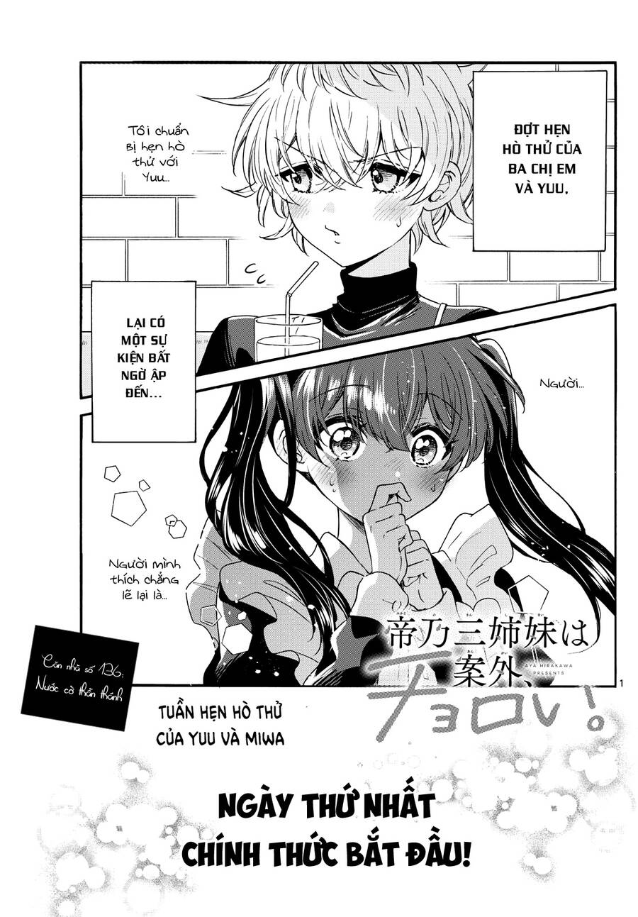 Ba Chị Em Nhà Mikadono Dễ Đối Phó Thật Đấy Chap 136 - Next Chap 137