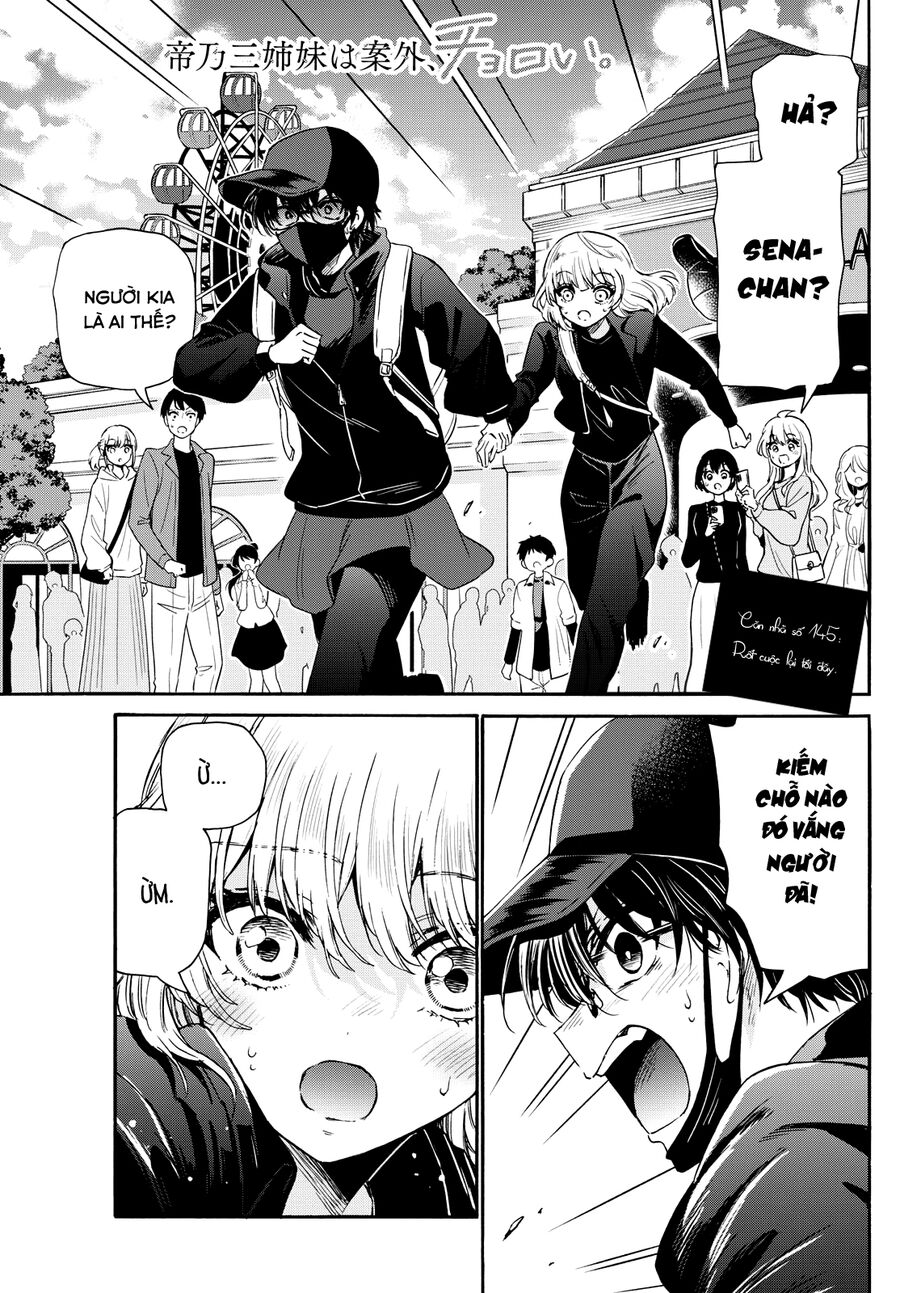 Ba Chị Em Nhà Mikadono Dễ Đối Phó Thật Đấy Chap 145 - Next Chap 146