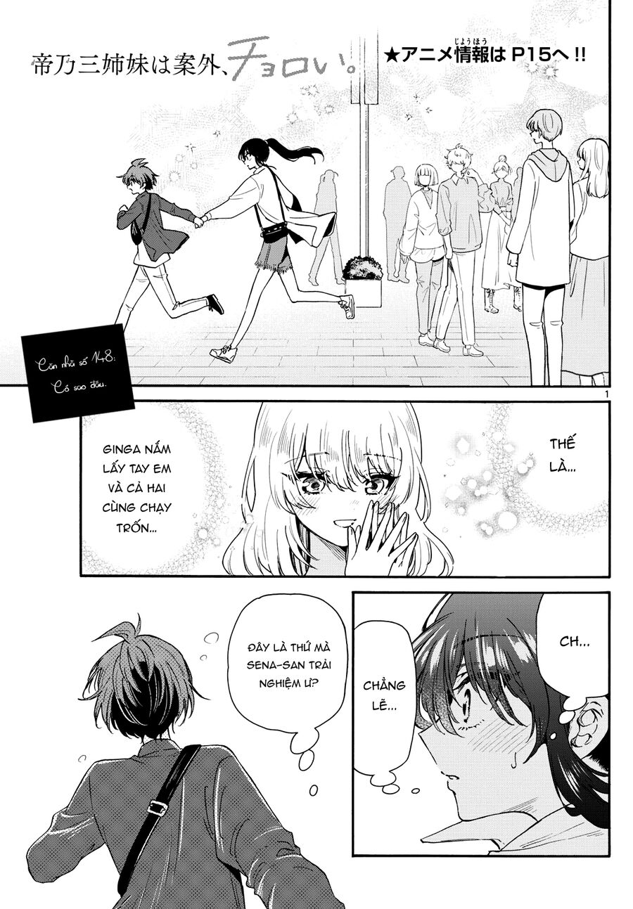Ba Chị Em Nhà Mikadono Dễ Đối Phó Thật Đấy Chap 148 - Next Chap 149