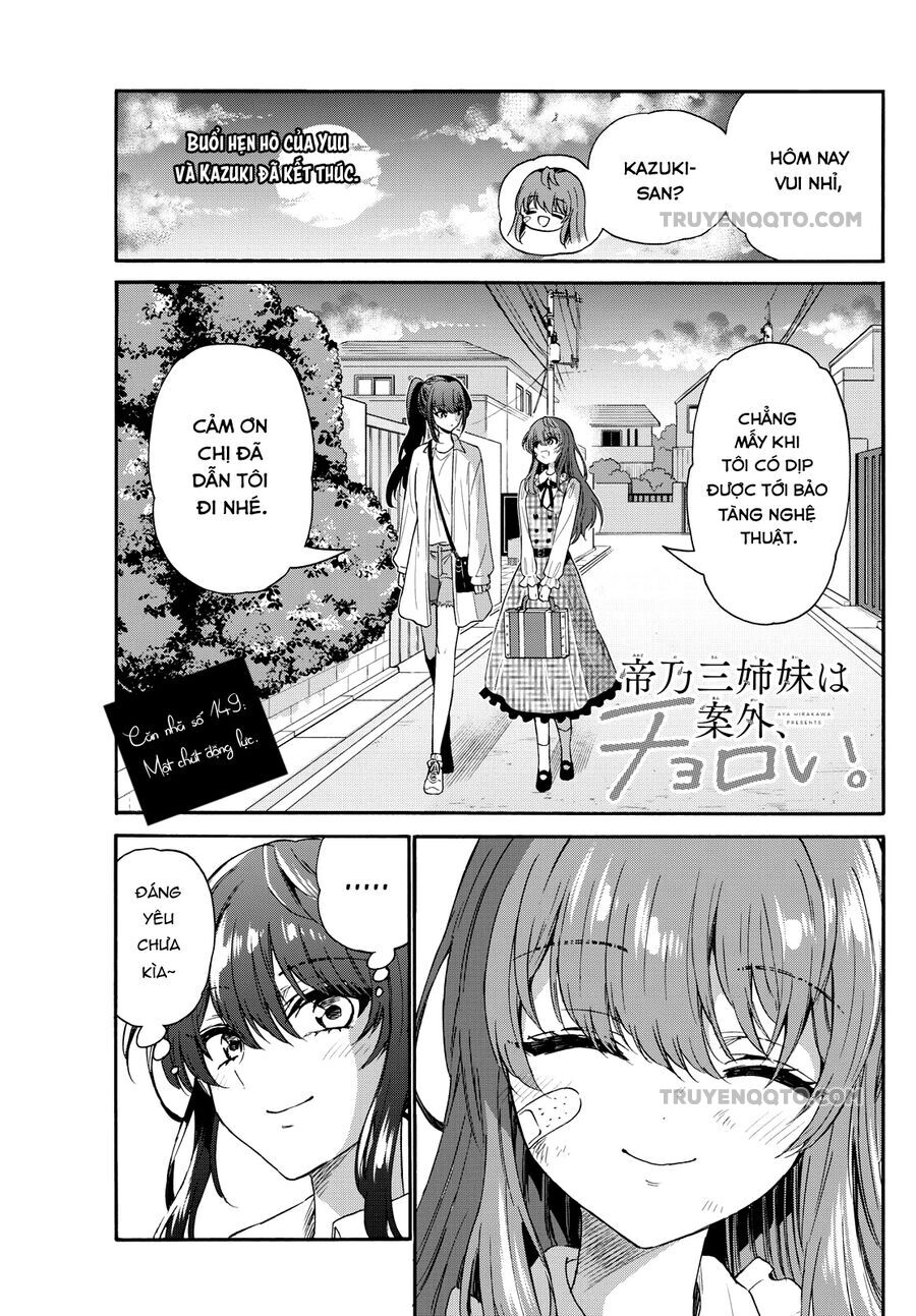 Ba Chị Em Nhà Mikadono Dễ Đối Phó Thật Đấy Chap 149 - Next Chap 150