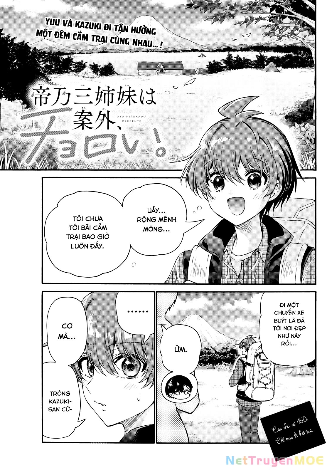 Ba Chị Em Nhà Mikadono Dễ Đối Phó Thật Đấy Chap 150 - Next Chap 151