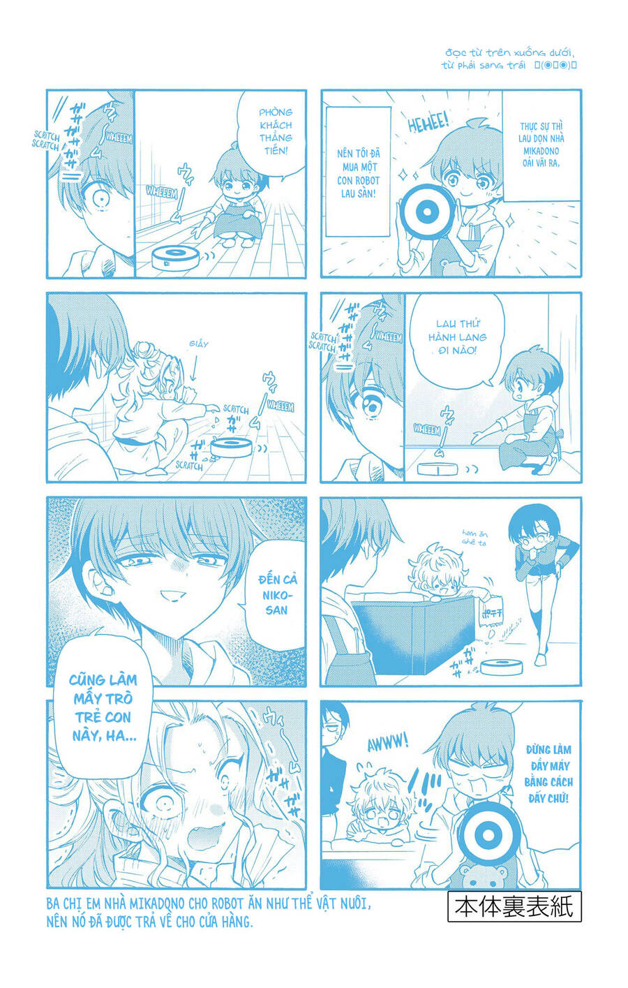 Ba Chị Em Nhà Mikadono Dễ Đối Phó Thật Đấy Chap 165 - Next Chap 166