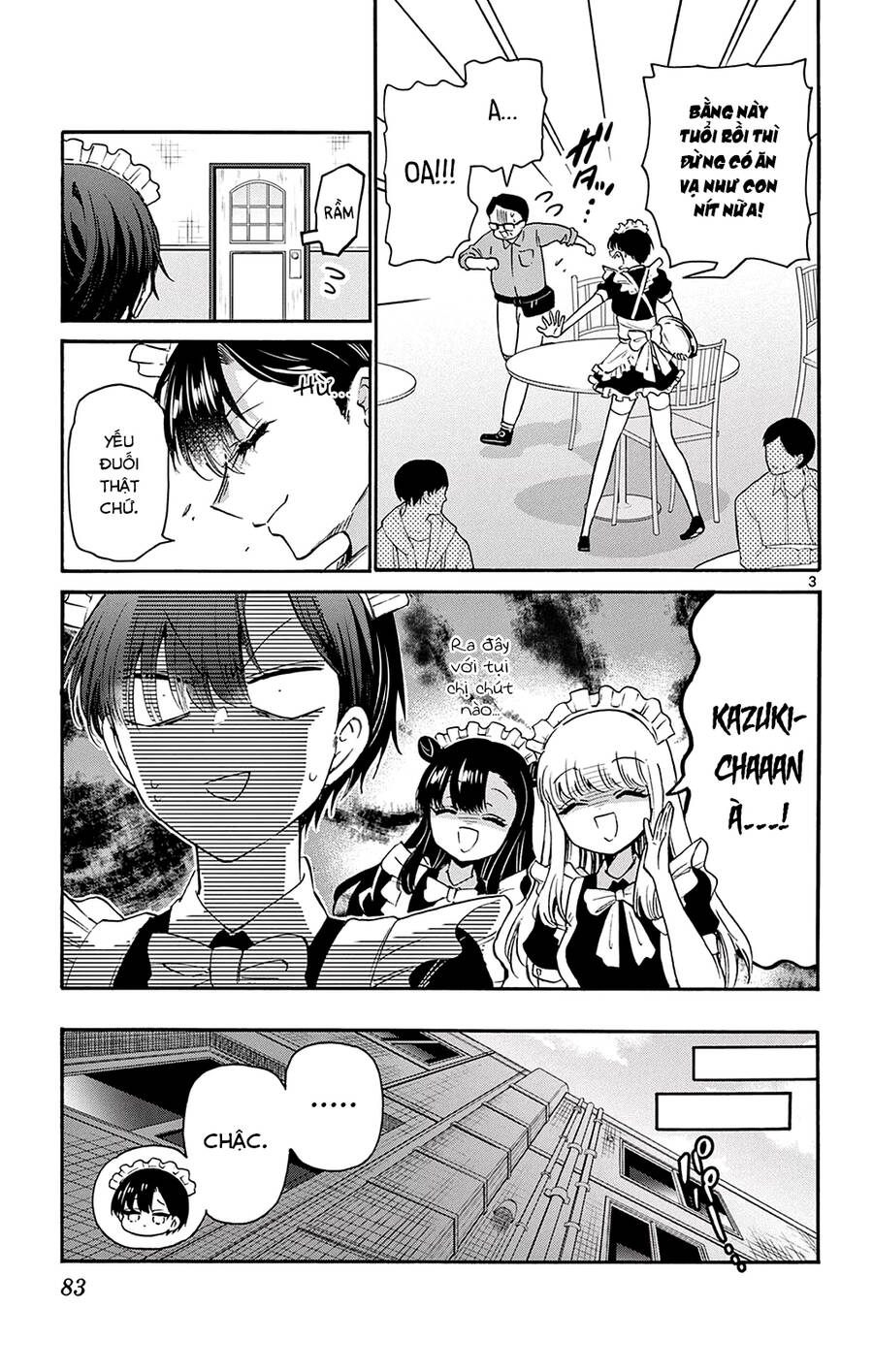 Ba Chị Em Nhà Mikadono Dễ Đối Phó Thật Đấy Chap 61 - Next Chap 62