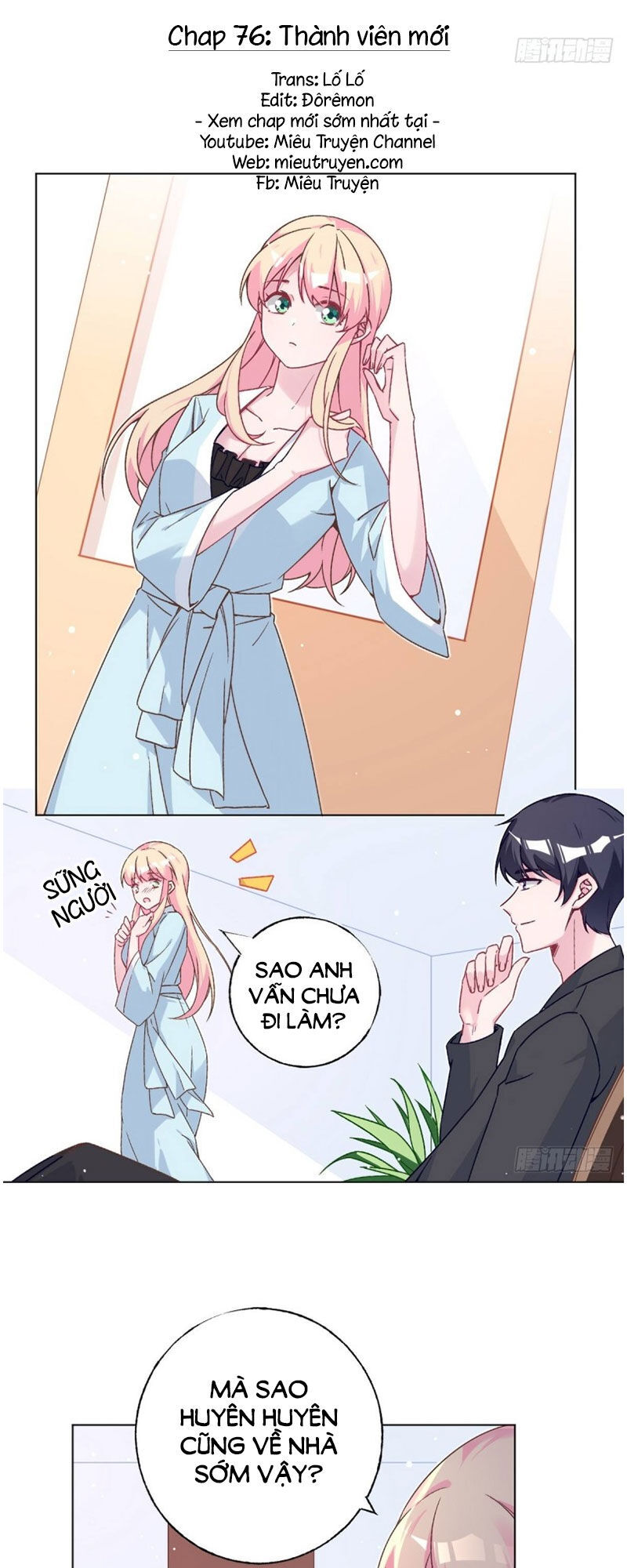 Baba Đẹp Trai Trên Trời Rơi Xuống Chap 76 - Next Chap 77
