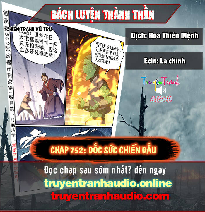 Bách Luyện Thành Thần Chap 752 - Next Chap 753