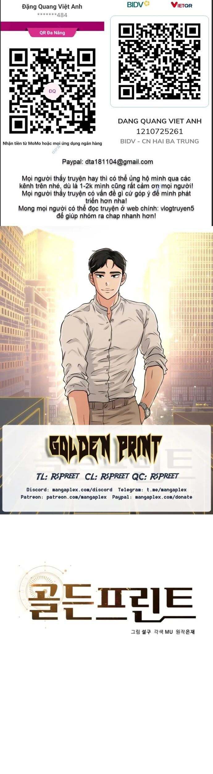 Bản Thiết Kế Vàng Chap 8 - Next Chap 9