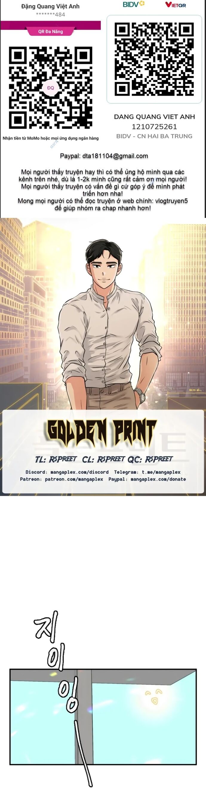 Bản Thiết Kế Vàng Chap 9 - Next Chap 10