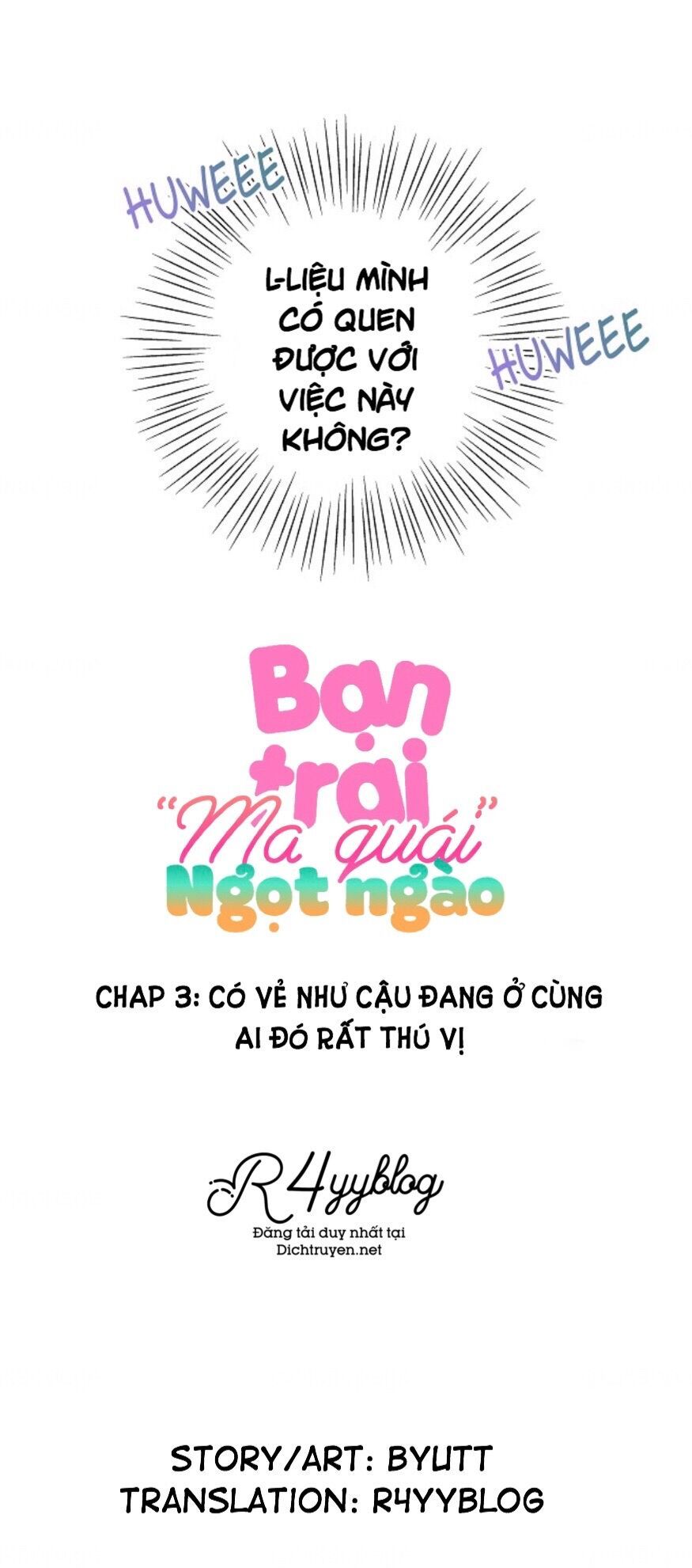 Bạn Trai “Ma Quái” Ngọt Ngào Chap 3 - Next Chap 4