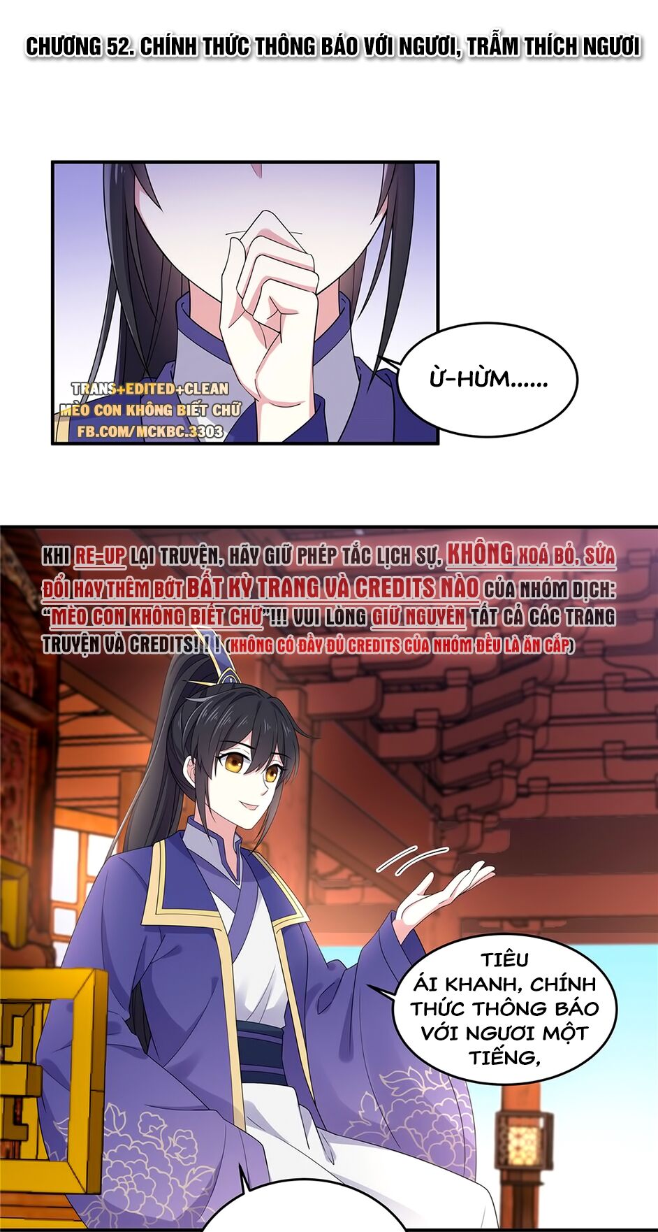 Báo Cáo! Đế Quân Ngài Có Độc! Chap 52 - Next Chap 53