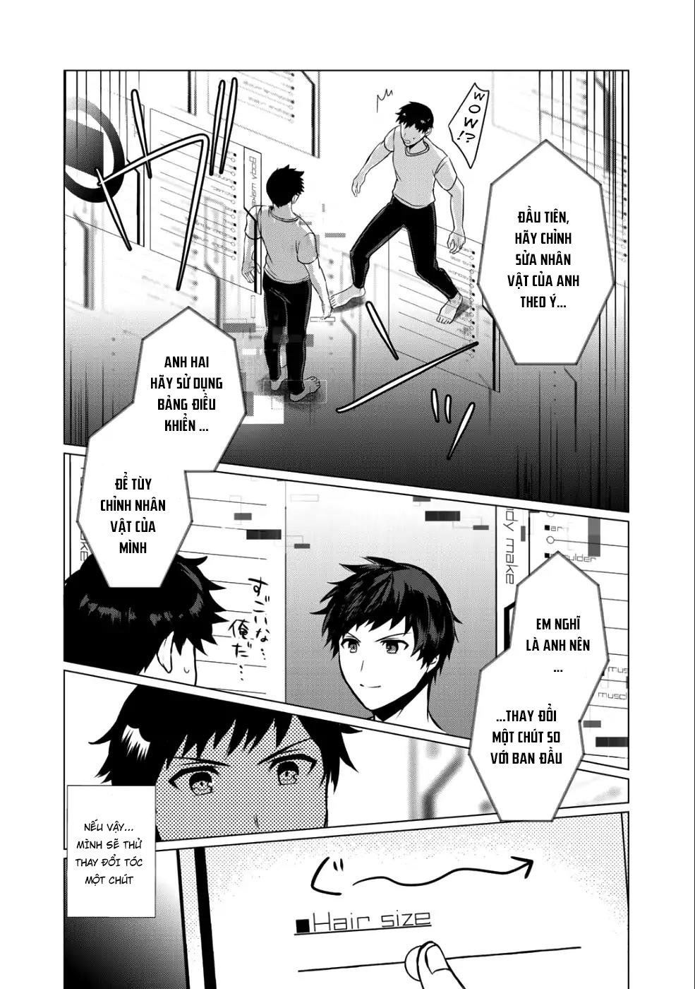 Bắt Đầu Lại Cuộc Sống Vr Với Em Gái Chap 1 - Next Chap 2