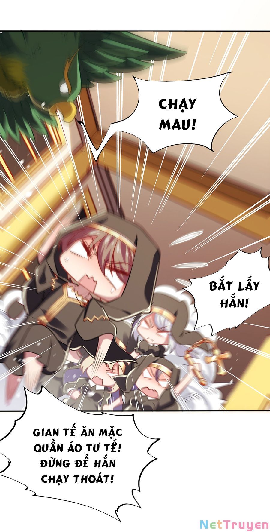 Bị Bắt Trở Thành Vô Địch Thánh Nữ Chap 3 - Next Chap 4