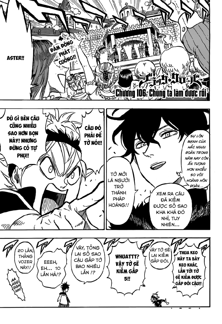 Black Clover - Thế Giới Phép Thuật Chap 106 - Next Chap 107