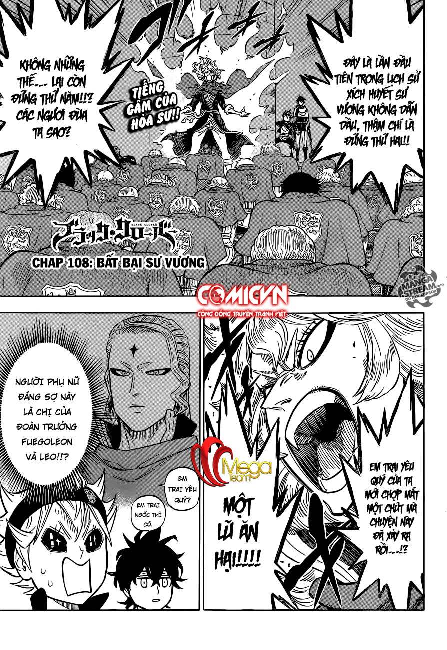 Black Clover - Thế Giới Phép Thuật Chap 108 - Next Chap 109
