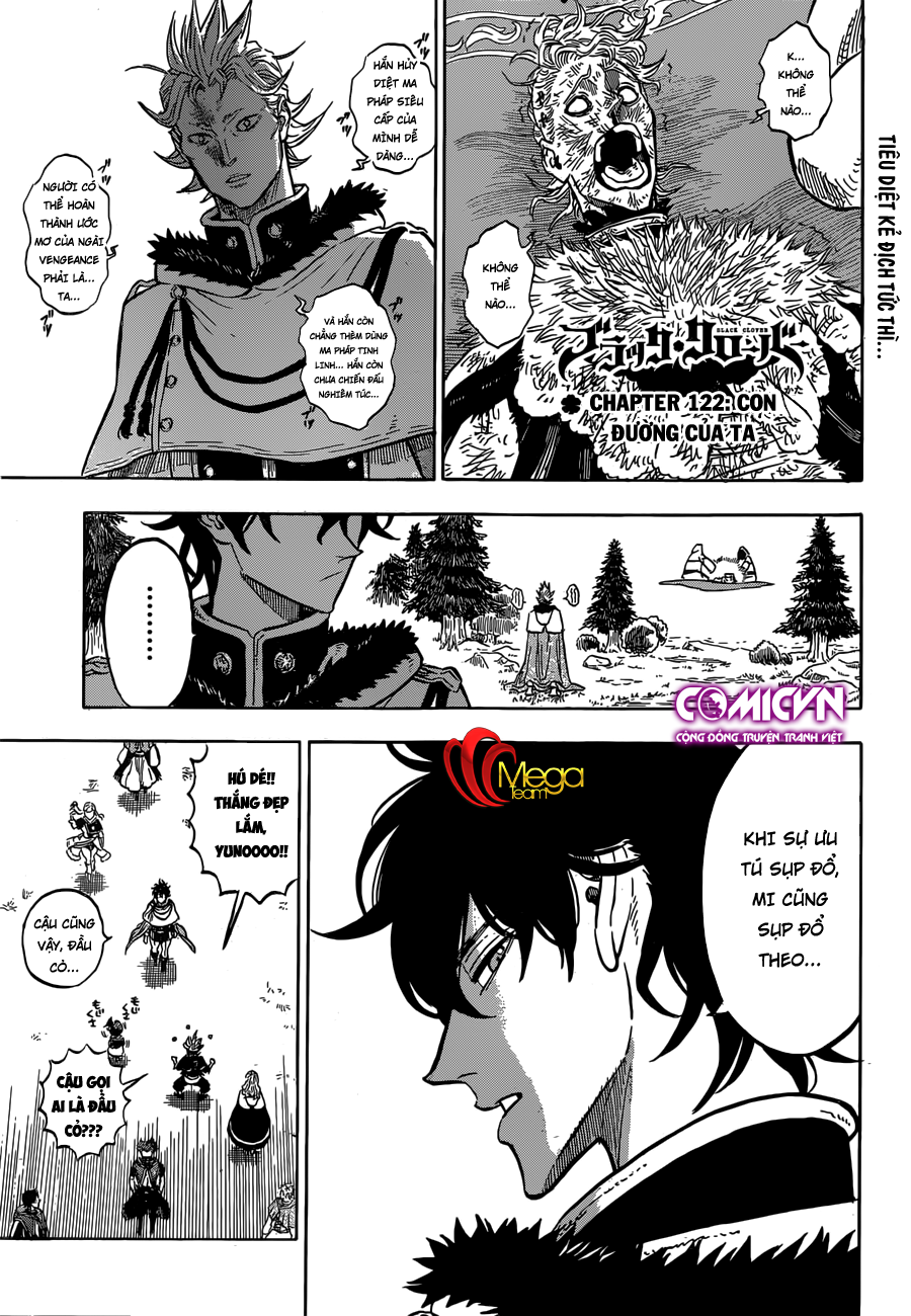 Black Clover - Thế Giới Phép Thuật Chap 122 - Next Chap 123