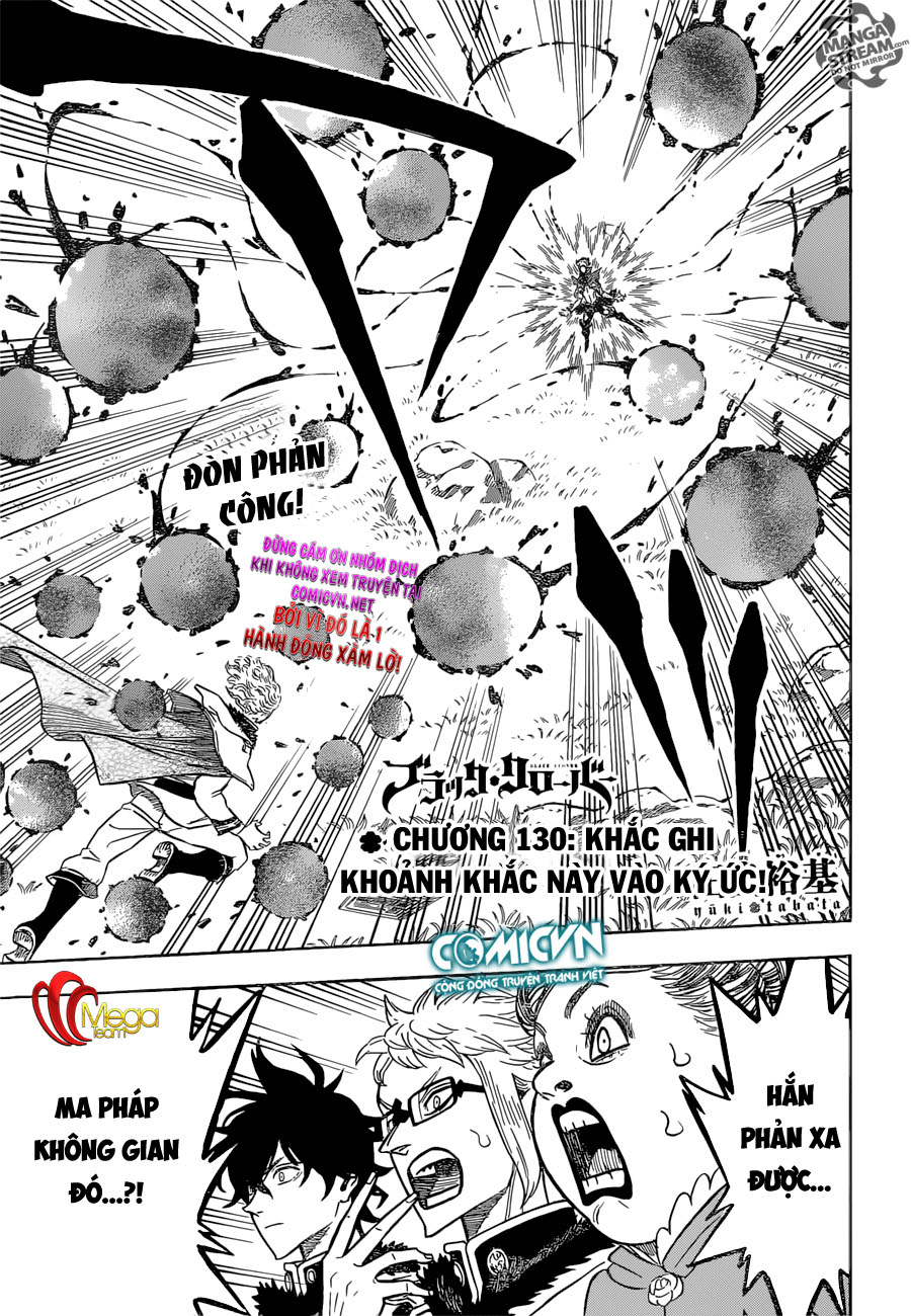 Black Clover - Thế Giới Phép Thuật Chap 130 - Next Chap 131