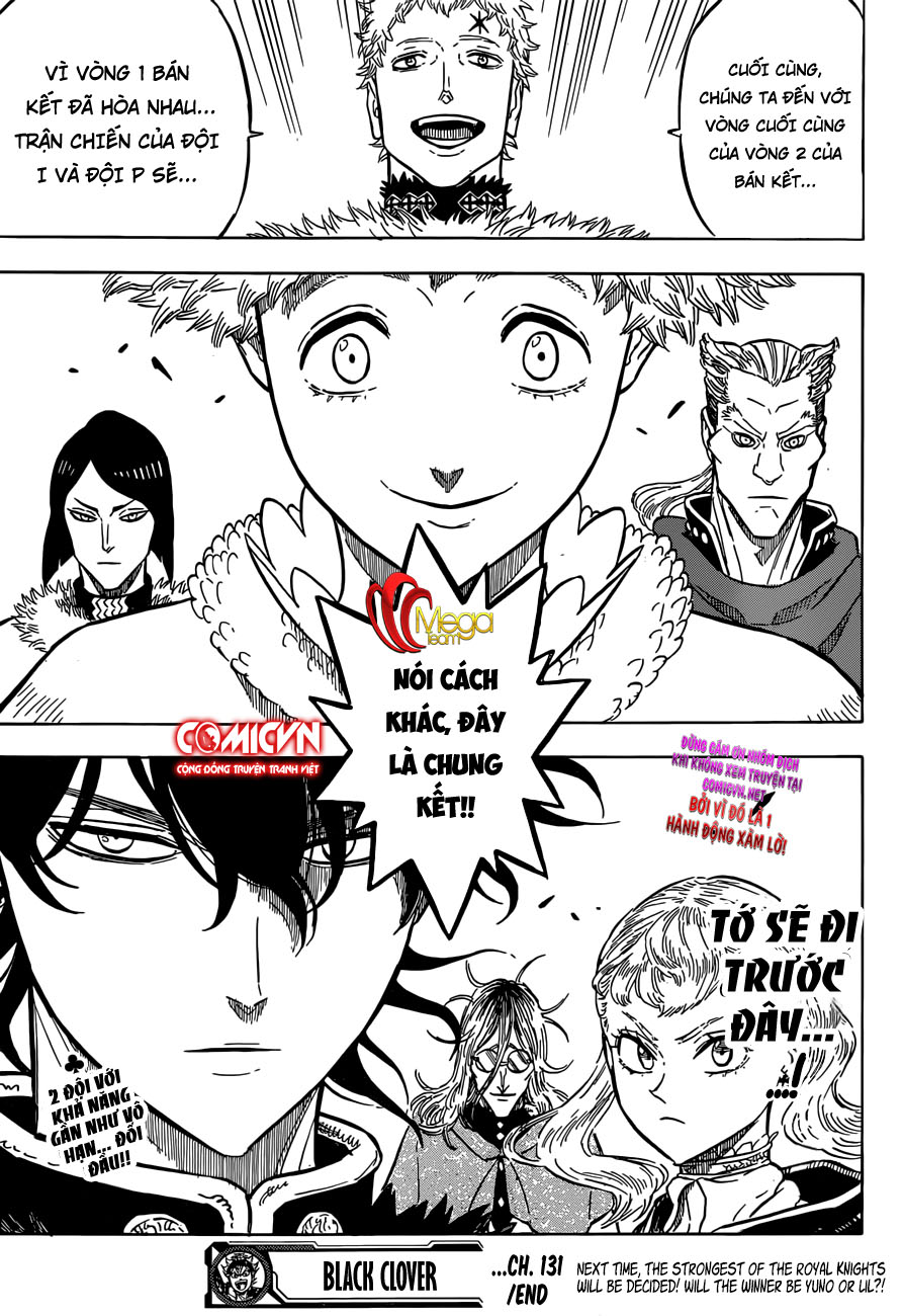 Black Clover - Thế Giới Phép Thuật Chap 131 - Next Chap 132