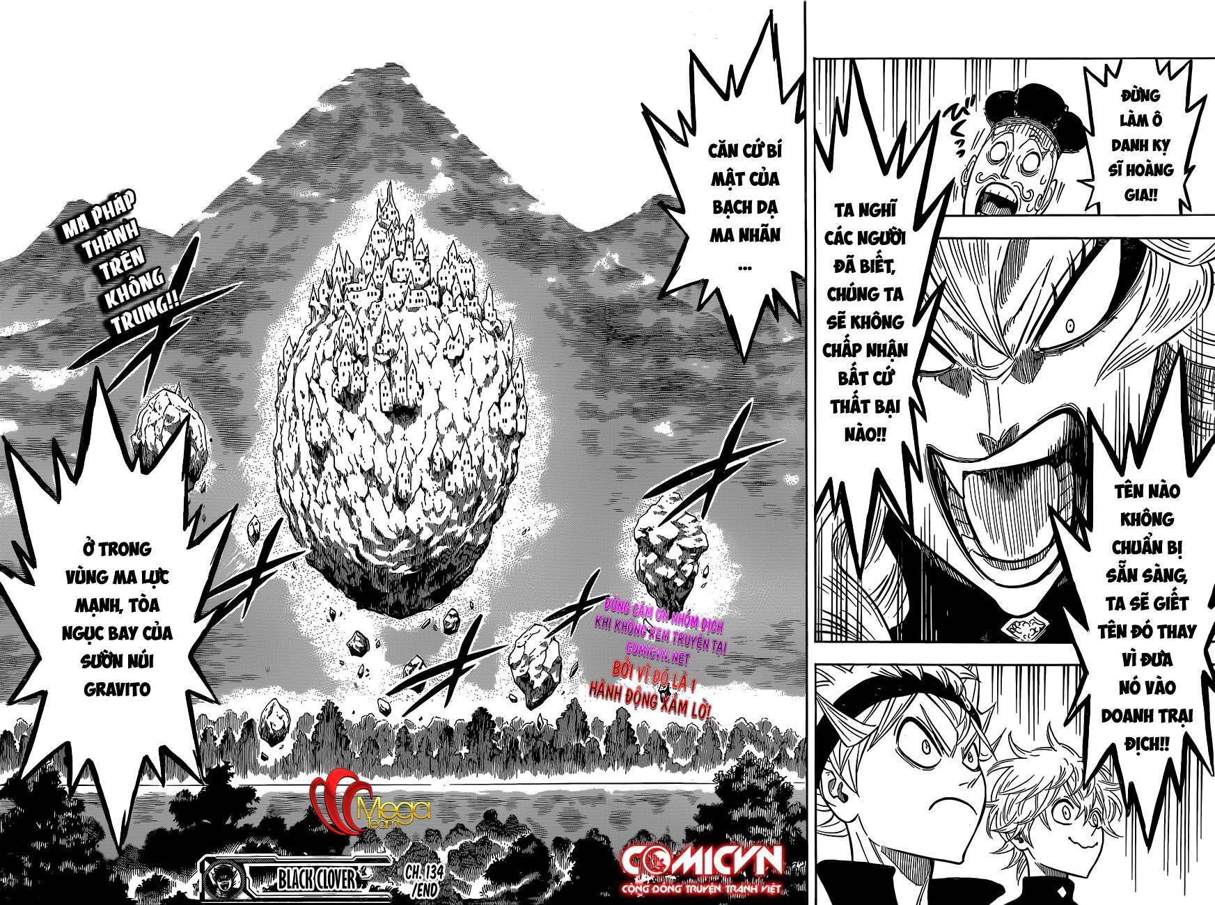 Black Clover - Thế Giới Phép Thuật Chap 134 - Next Chap 135