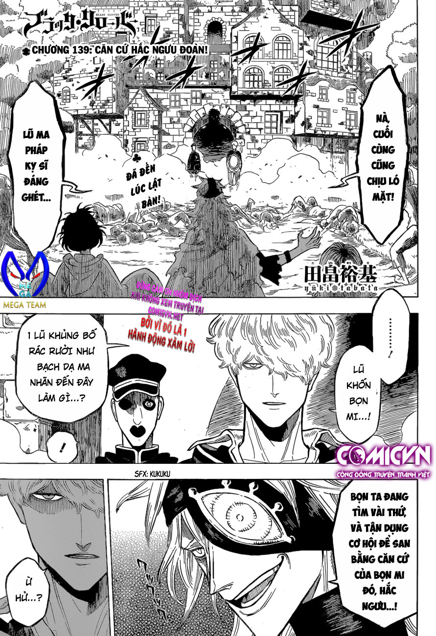 Black Clover - Thế Giới Phép Thuật Chap 139 - Next Chap 140