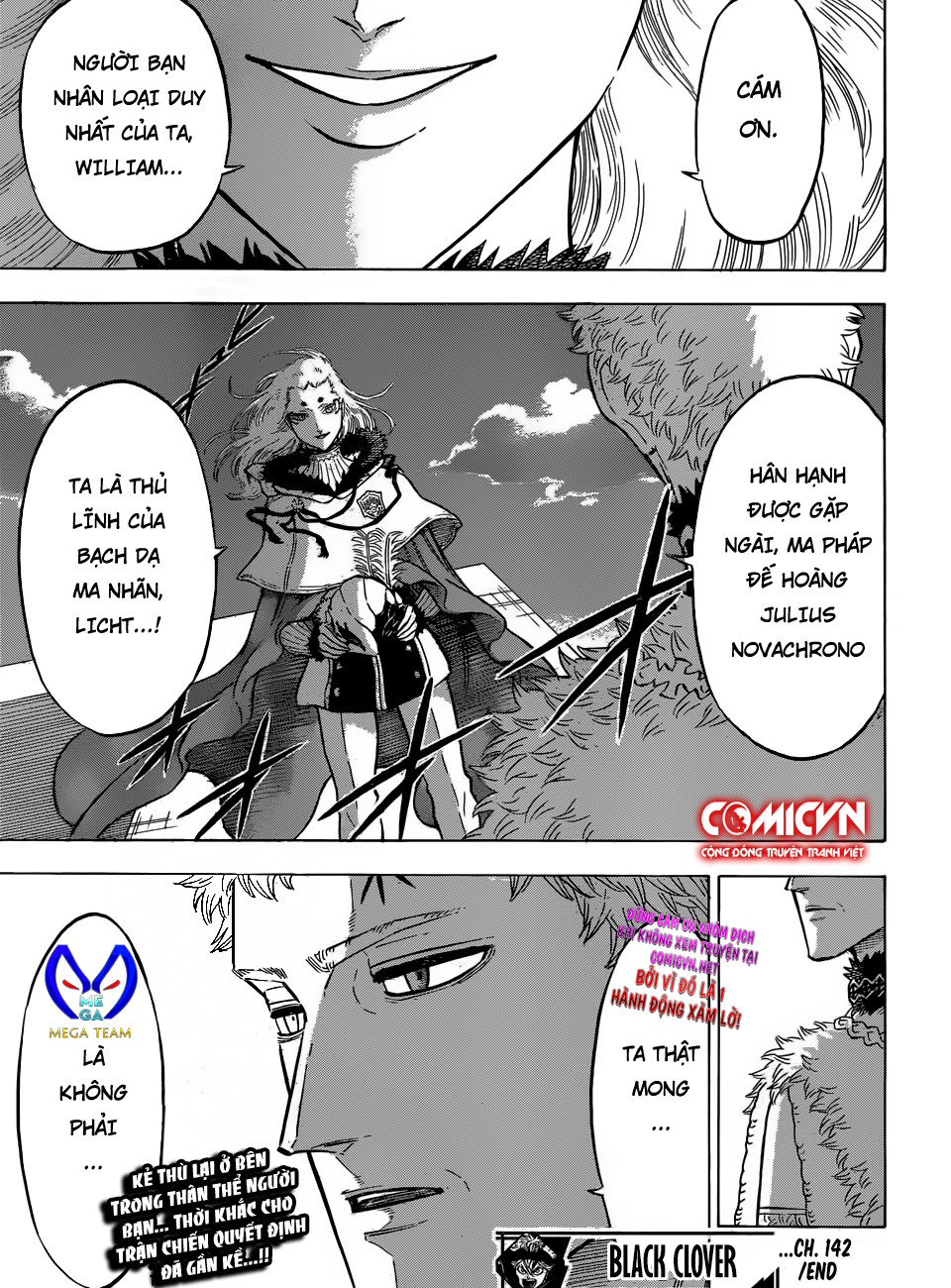 Black Clover - Thế Giới Phép Thuật Chap 142 - Next Chap 143