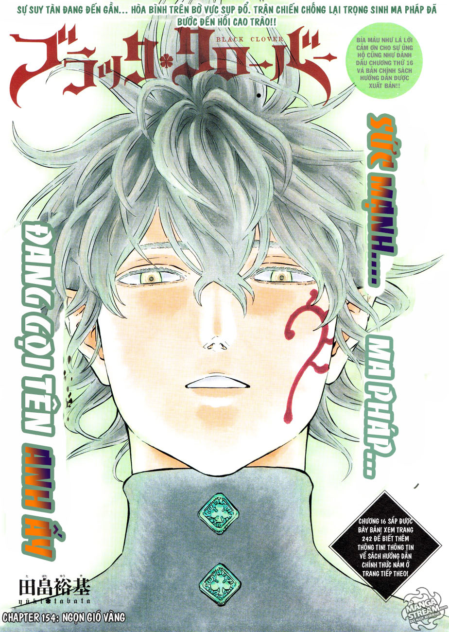 Black Clover - Thế Giới Phép Thuật Chap 154 - Next Chap 155