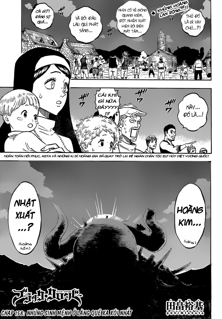 Black Clover - Thế Giới Phép Thuật Chap 158 - Next Chap 159