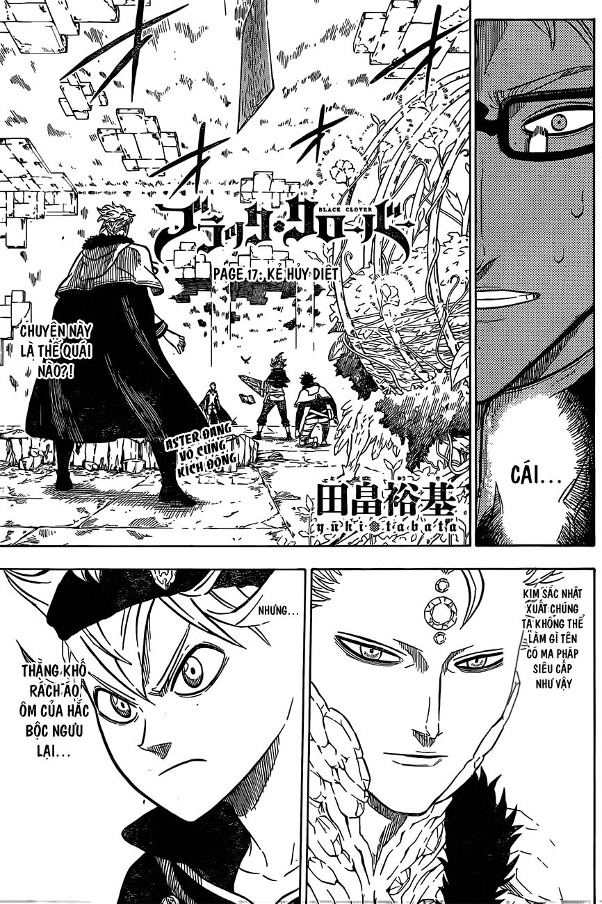 Black Clover - Thế Giới Phép Thuật Chap 17 - Next Chap 18