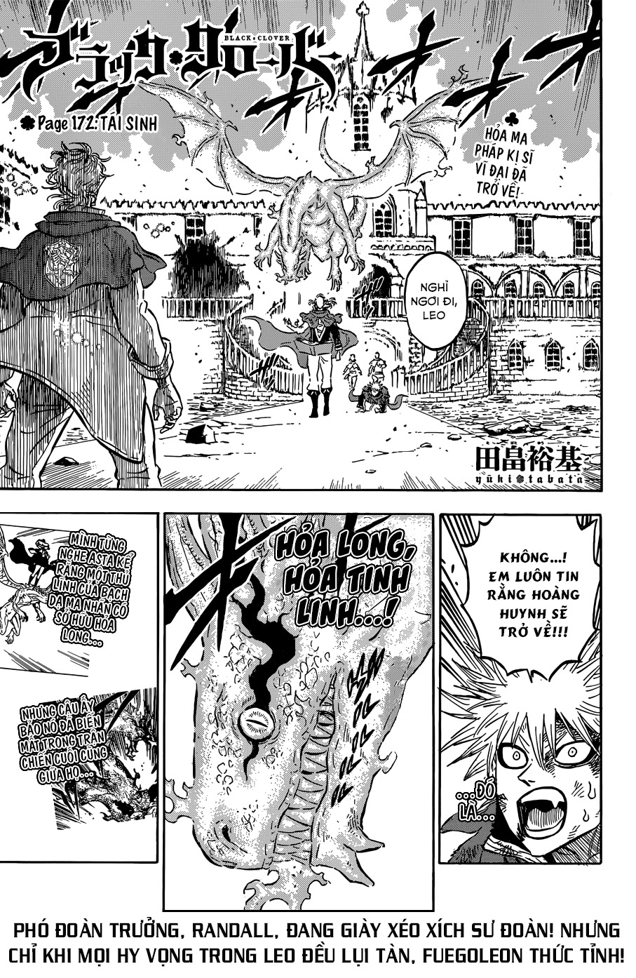 Black Clover - Thế Giới Phép Thuật Chap 172 - Next Chap 173